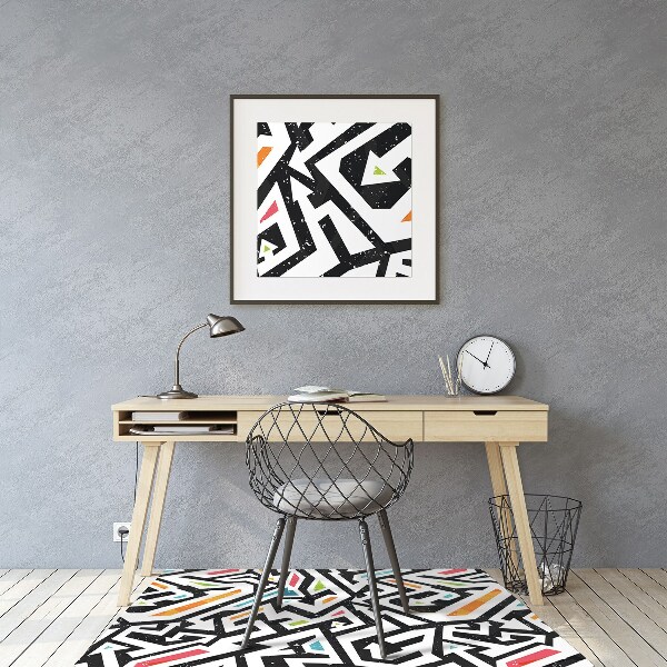 Tapis de chaise de bureau Graffiti