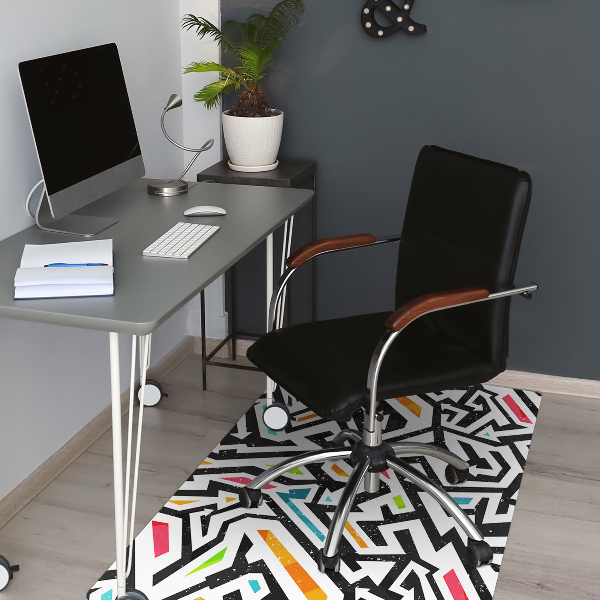Tapis de chaise de bureau Graffiti