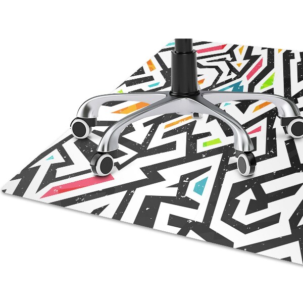Tapis de chaise de bureau Graffiti