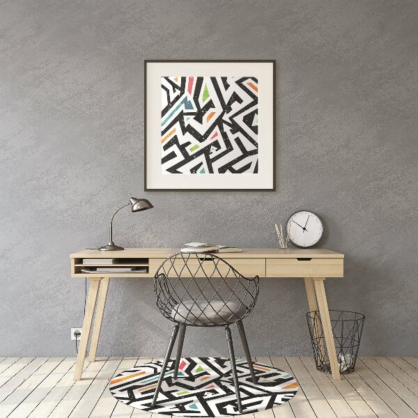 Tapis de chaise de bureau Graffiti