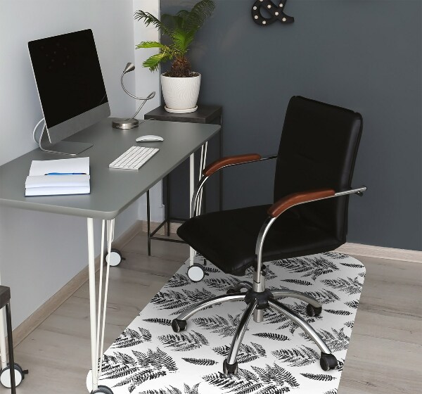Tapis pour chaise de bureau Feuilles de fougère