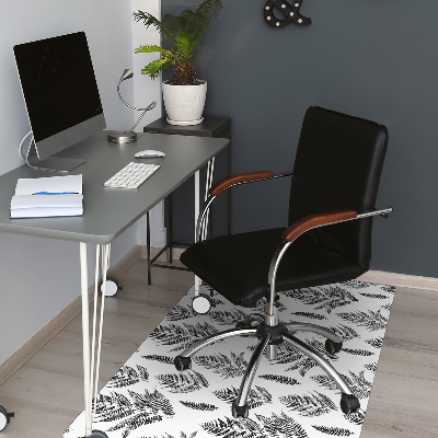 Tapis pour chaise de bureau Feuilles de fougère