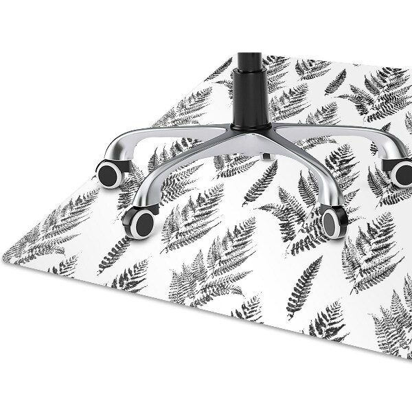 Tapis pour chaise de bureau Feuilles de fougère