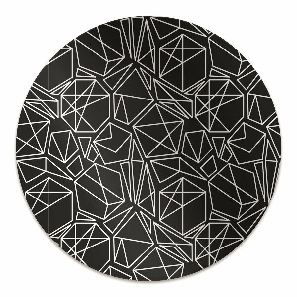 Tapis fauteuil bureau Formes géométriques