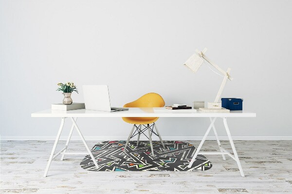 Tapis de chaise de bureau Graffiti
