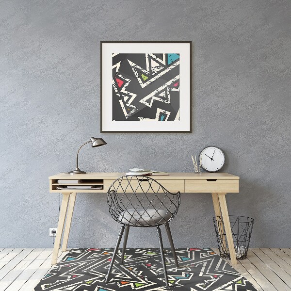 Tapis de chaise de bureau Graffiti