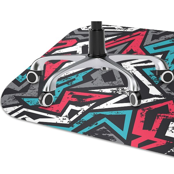 Tapis de chaise de bureau Graffiti