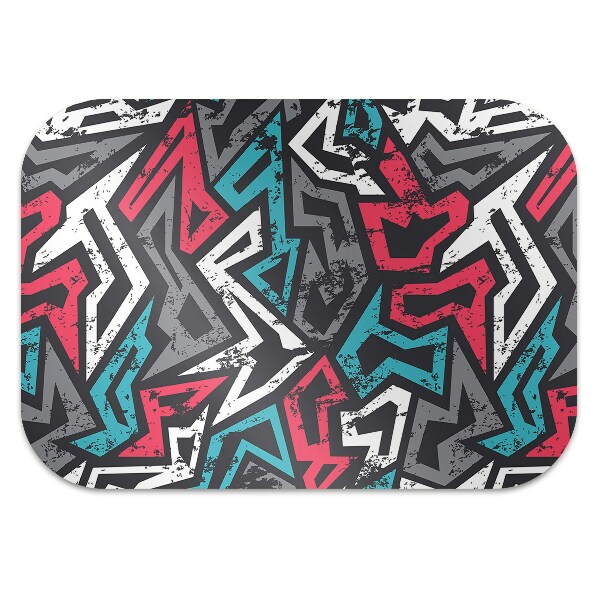 Tapis de chaise de bureau Graffiti
