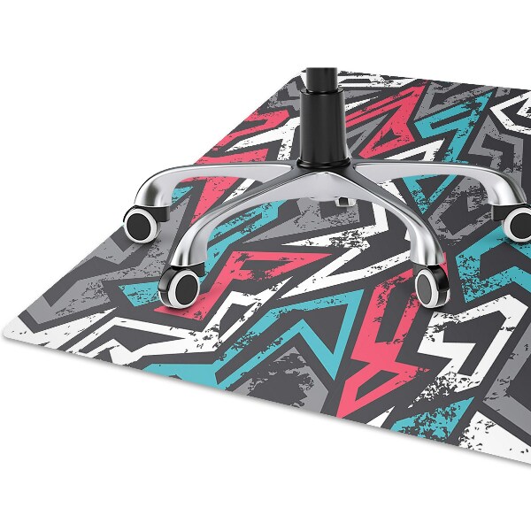 Tapis de chaise de bureau Graffiti