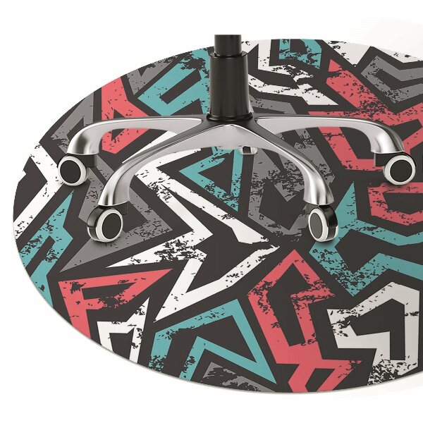Tapis de chaise de bureau Graffiti