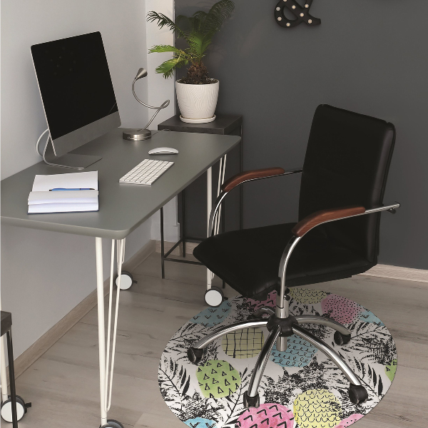 Tapis protège sol Ananas colorés