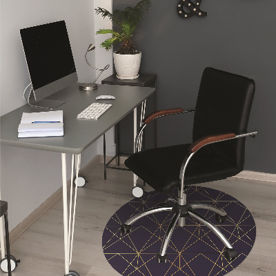 Tapis bureau Modèle triangle