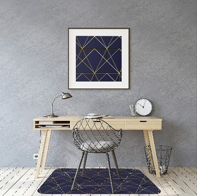 Tapis bureau Modèle triangle