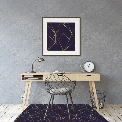 Tapis bureau Modèle triangle