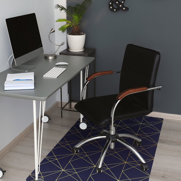 Tapis bureau Modèle triangle