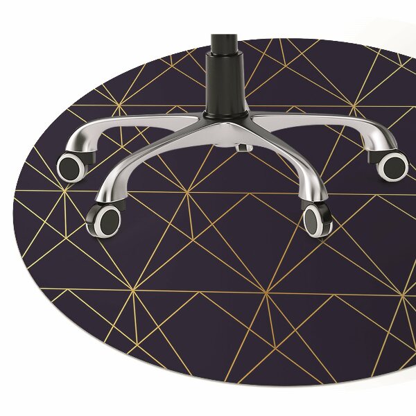 Tapis bureau Modèle triangle