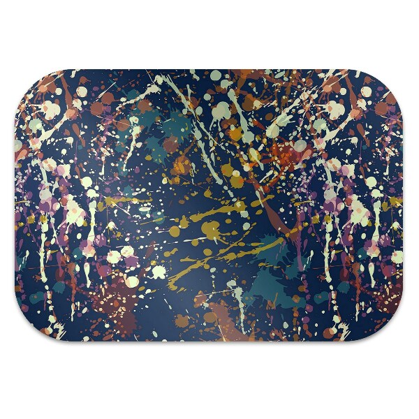 Tapis pour chaise de bureau Spots aquarelles