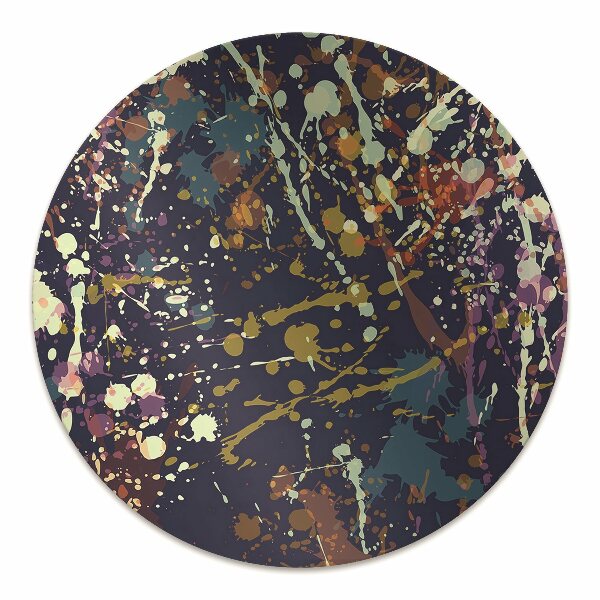 Tapis pour chaise de bureau Spots aquarelles