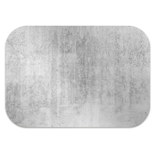 Tapis bureau Béton gris
