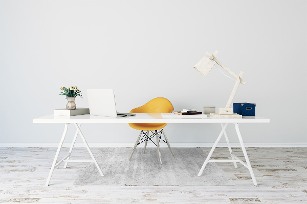 Tapis bureau Béton gris