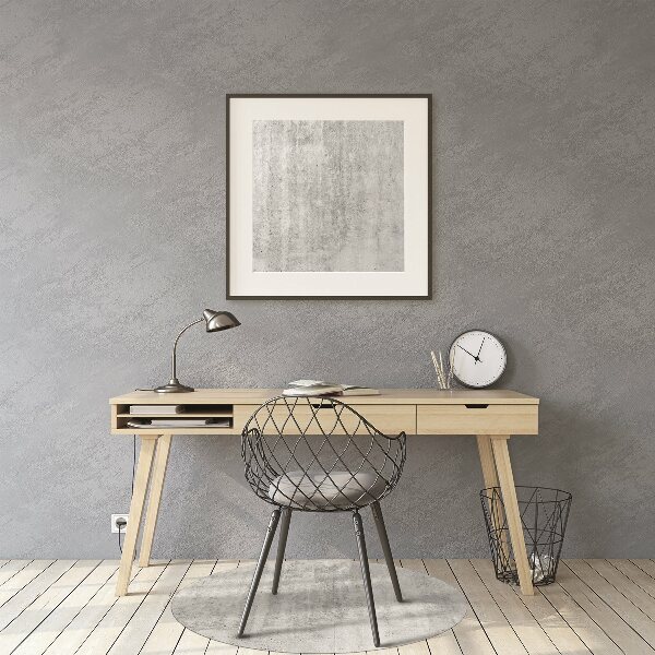 Tapis bureau Béton gris