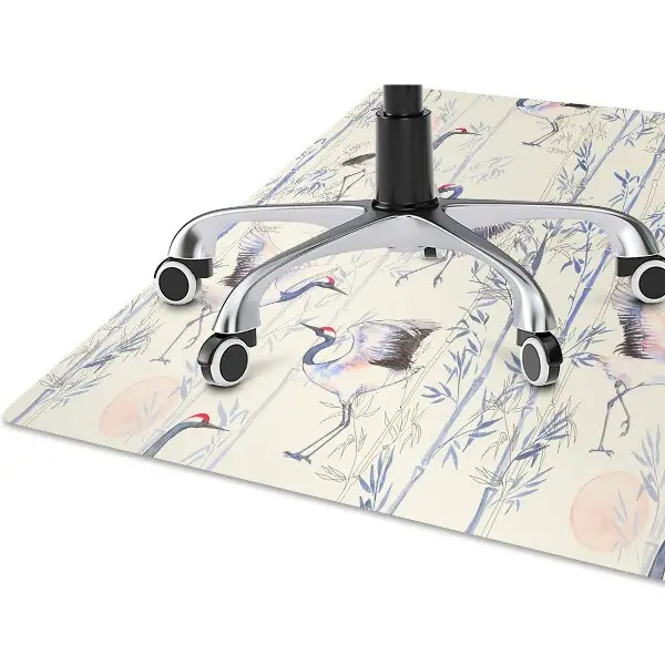 Tapis bureau Danse de grue