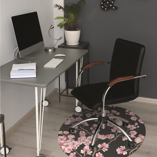 Tapis de chaise fleurs de cerisier