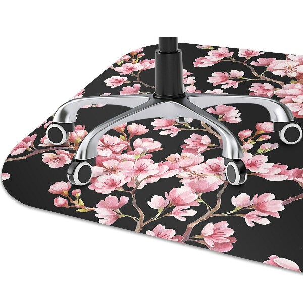 Tapis de chaise fleurs de cerisier
