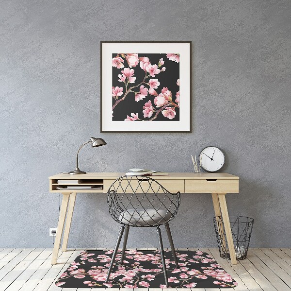 Tapis de chaise fleurs de cerisier