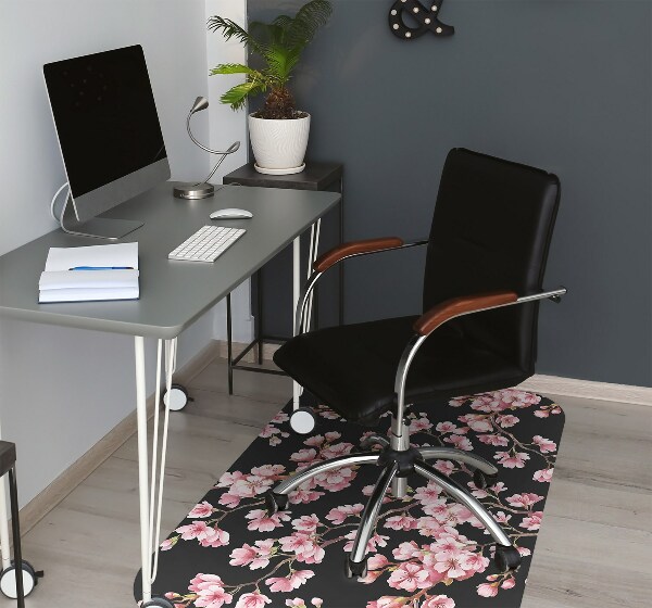 Tapis de chaise fleurs de cerisier