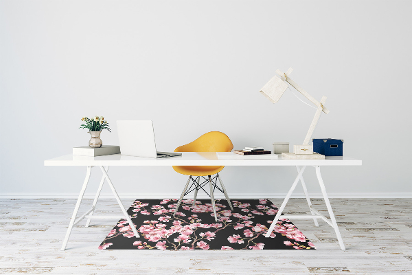 Tapis de chaise fleurs de cerisier