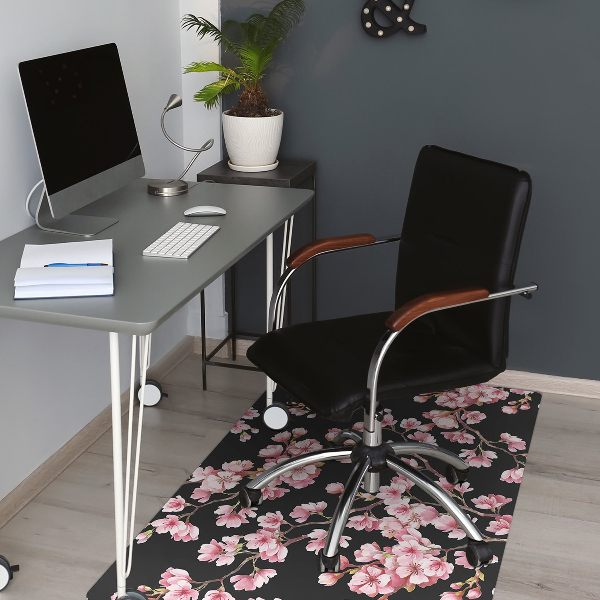 Tapis de chaise fleurs de cerisier