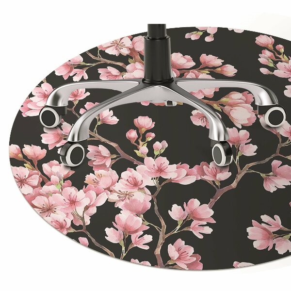 Tapis de chaise fleurs de cerisier