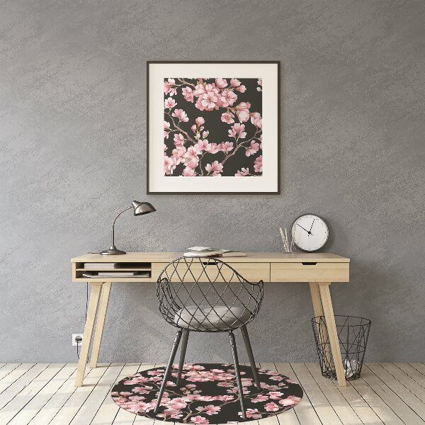 Tapis de chaise fleurs de cerisier