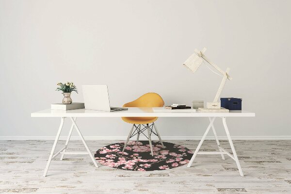 Tapis de chaise fleurs de cerisier