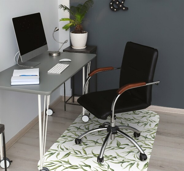 Tapis pour chaise de bureau Feuilles d'eucalyptus