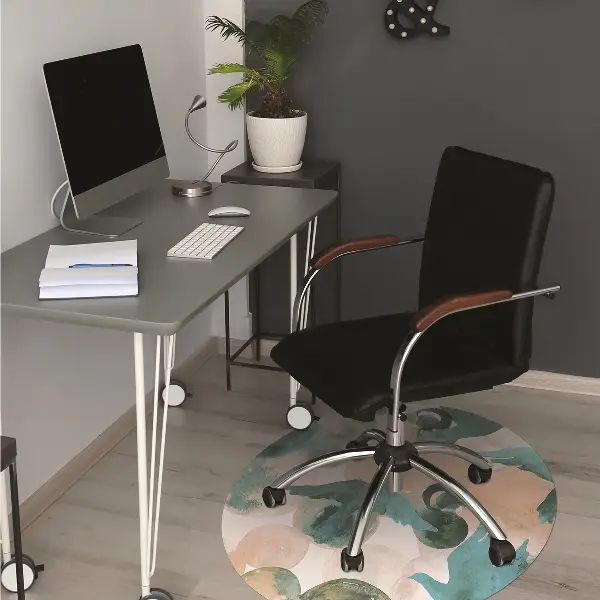 Tapis pour chaise de bureau Oiseaux peints