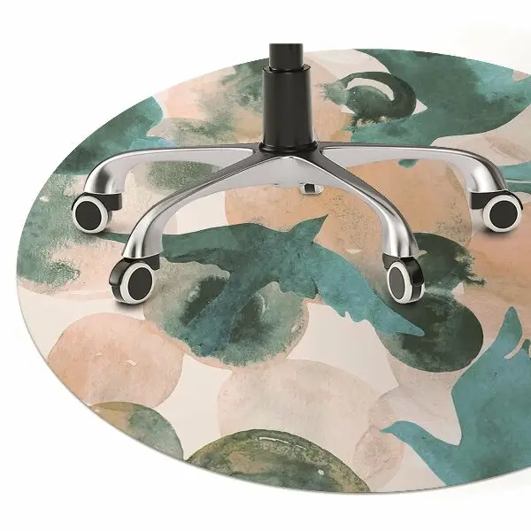 Tapis pour chaise de bureau Oiseaux peints