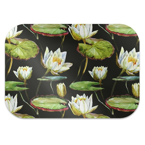 Tapis bureau Fleurs de lotus