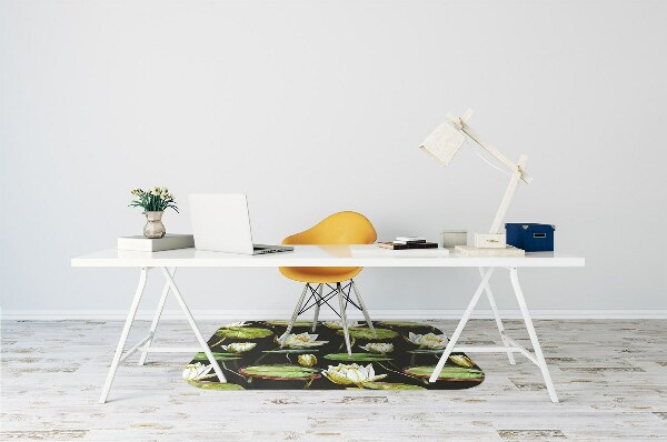 Tapis bureau Fleurs de lotus