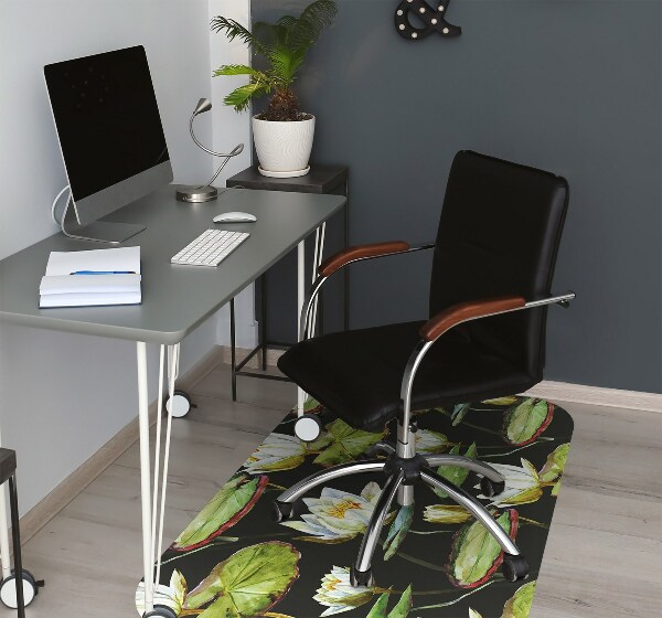 Tapis bureau Fleurs de lotus
