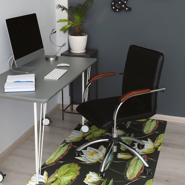 Tapis bureau Fleurs de lotus