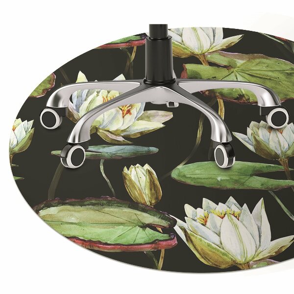 Tapis bureau Fleurs de lotus