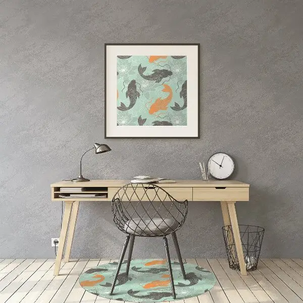 Tapis de chaise Carpe chinoise