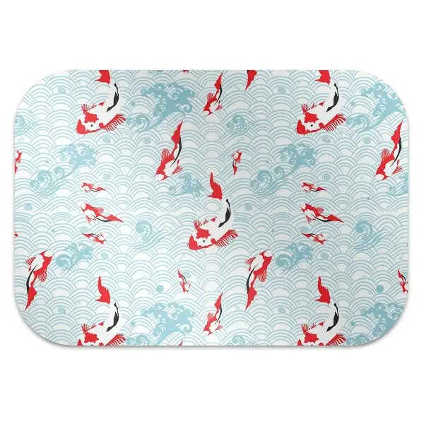 Tapis de chaise de bureau Carpe koi