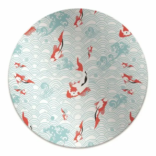 Tapis de chaise de bureau Carpe koi