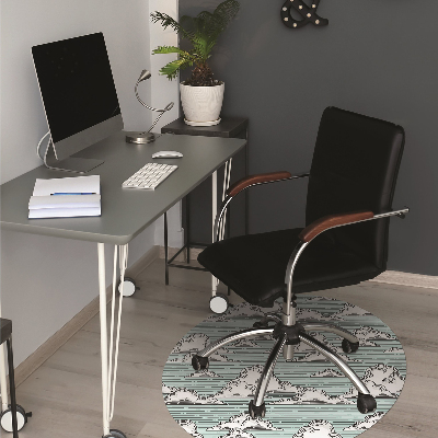 Tapis pour chaise de bureau Dessin des nuages