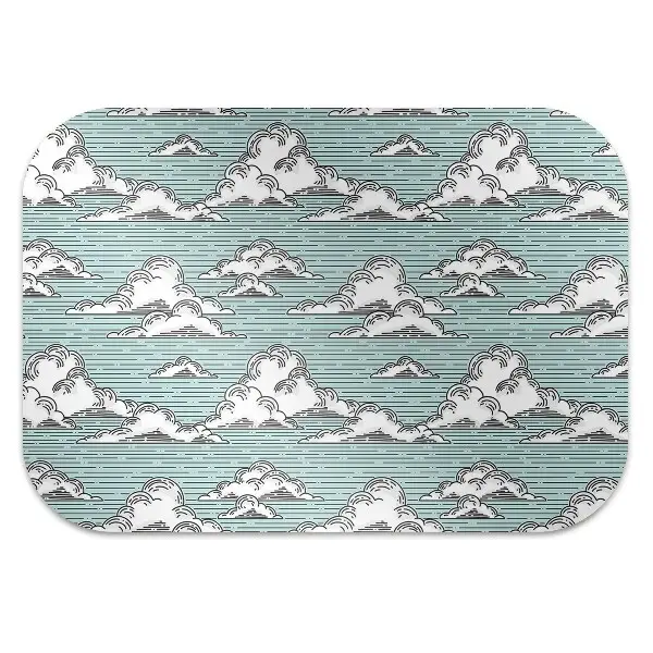 Tapis pour chaise de bureau Dessin des nuages