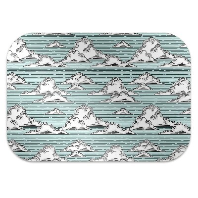 Tapis pour chaise de bureau Dessin des nuages