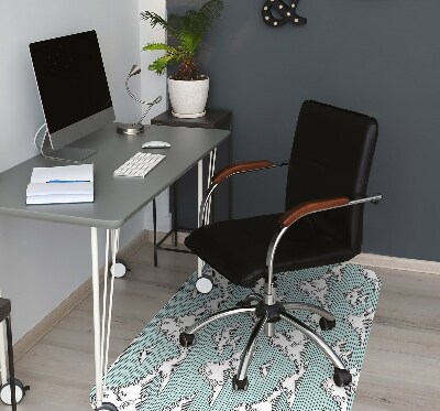 Tapis pour chaise de bureau Dessin des nuages